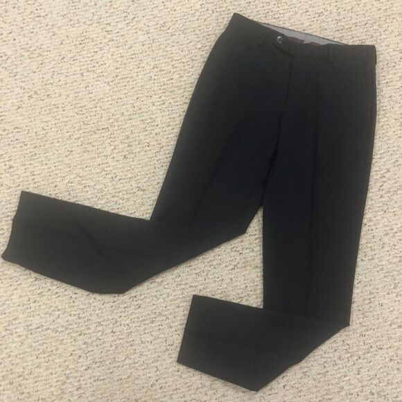 Men's Pierre Laurant Dark Blue Suit Jacket 36R Pants 30" x 32" - Picture 15 of 16